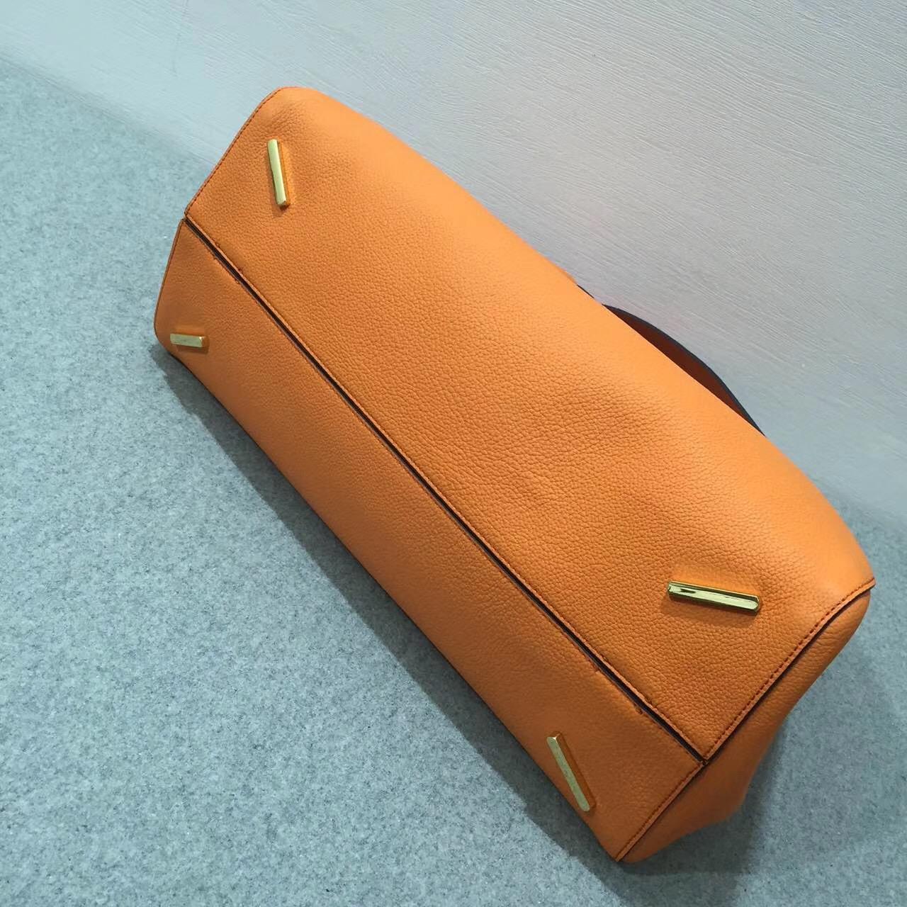 loewe羅意威巴塞羅那包 Barcelona Tote Bag 橙色日常旅行袋