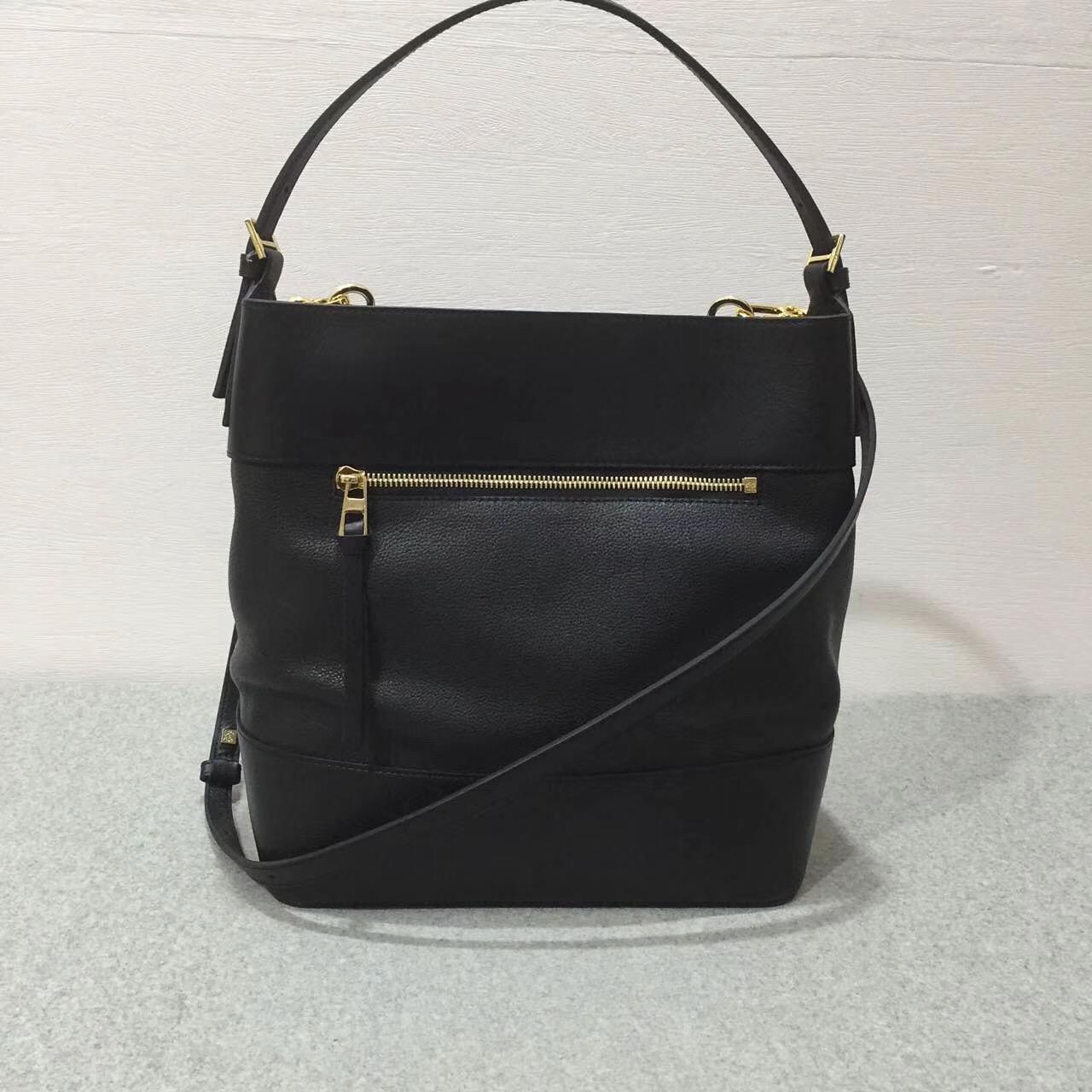 Loewe羅意威Midnight Bag 黑色 Midnight抽繩半收口水桶包手袋