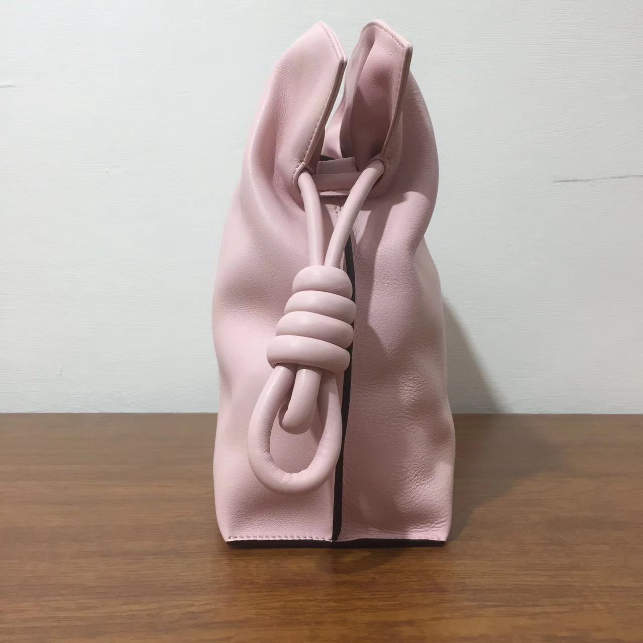 Loewe羅意威绳结手袋 Flamenco Knot Bag 粉色