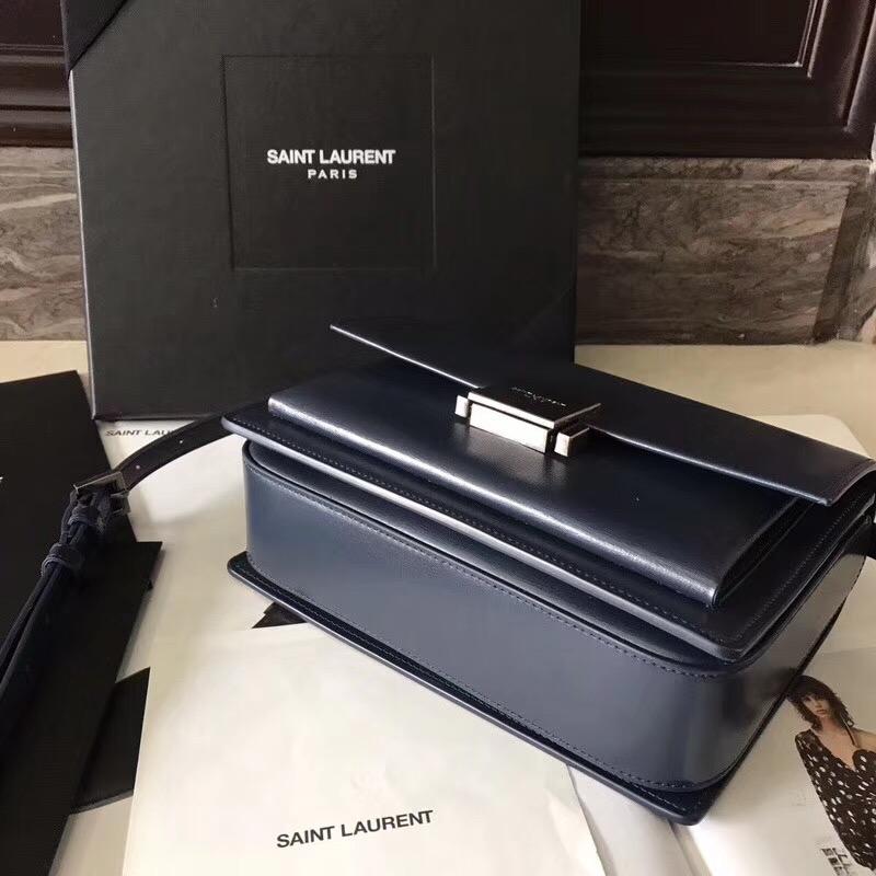 YSL中號BELLECHASSE SAINT LAURENT 海軍藍皮包