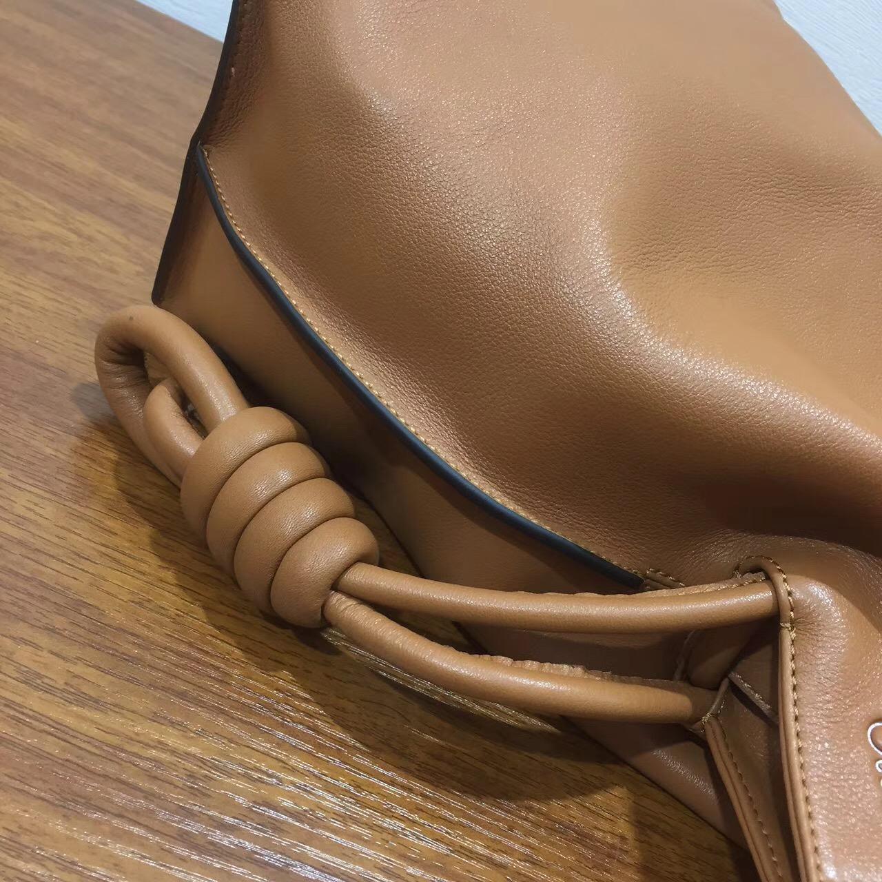 Loewe Flamenco绳结手袋 羅意威 Flamenco Knot Bag 棕色