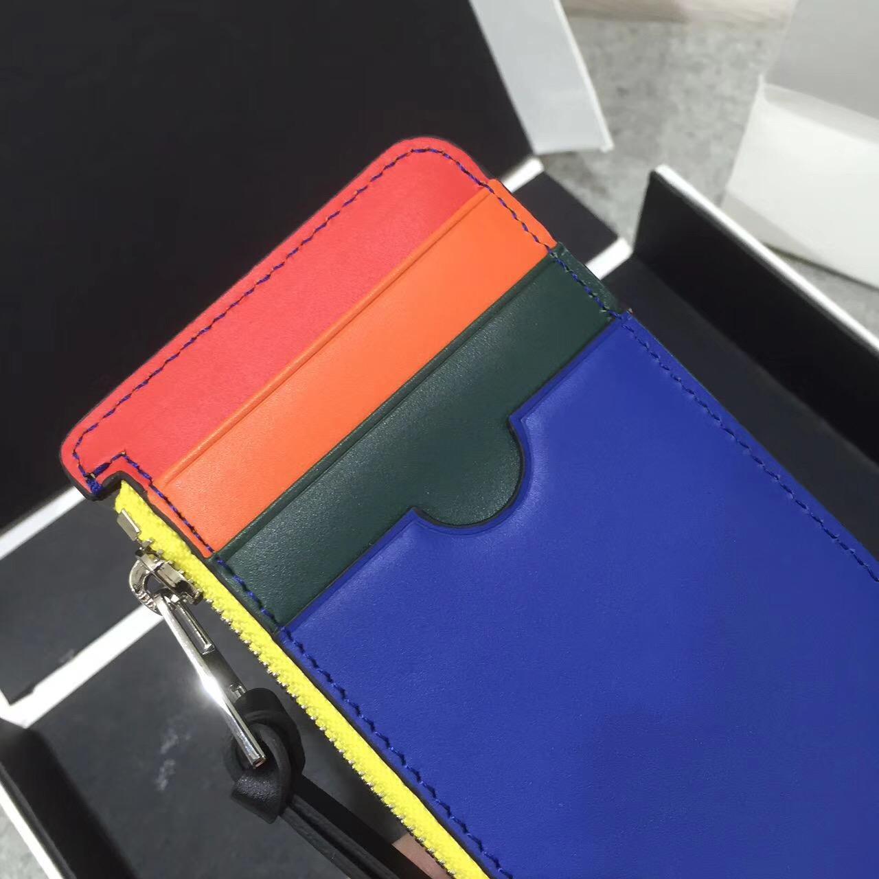 Loewe 零錢卡包Rainbow Coin/Card Holder Multicolor/Black