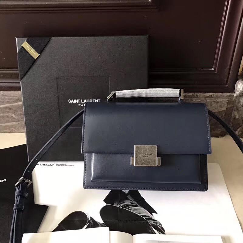 YSL中號BELLECHASSE SAINT LAURENT 海軍藍皮包