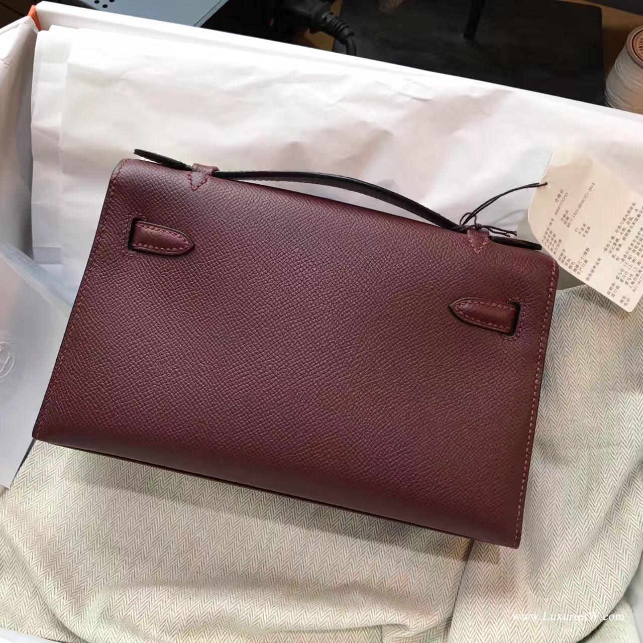 Hermes Mini Kelly Epsom 愛馬仕紅CK55 Rouge 紅色最有代表性顏色 金扣