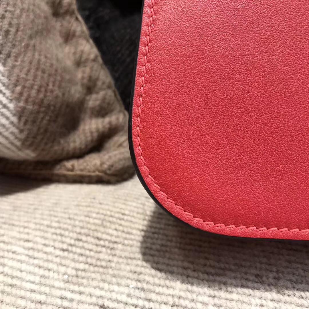 Hermes Halzan mini bag Swift calfskin Q5 國旗紅 Rouge casaque
