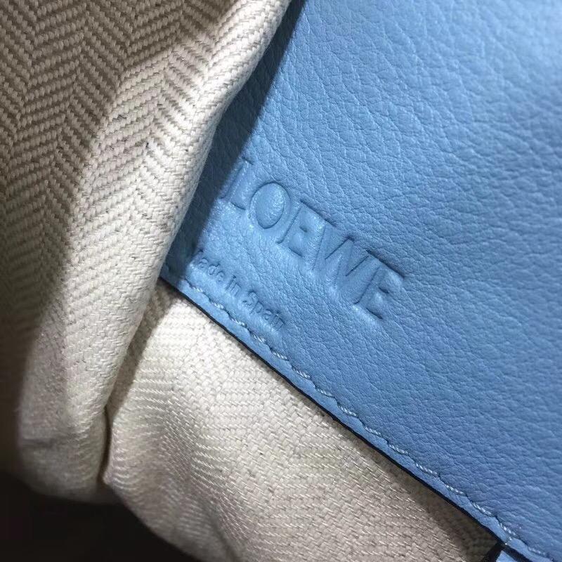 羅意威Loewe Hammock Bag Stone Blue Multitone