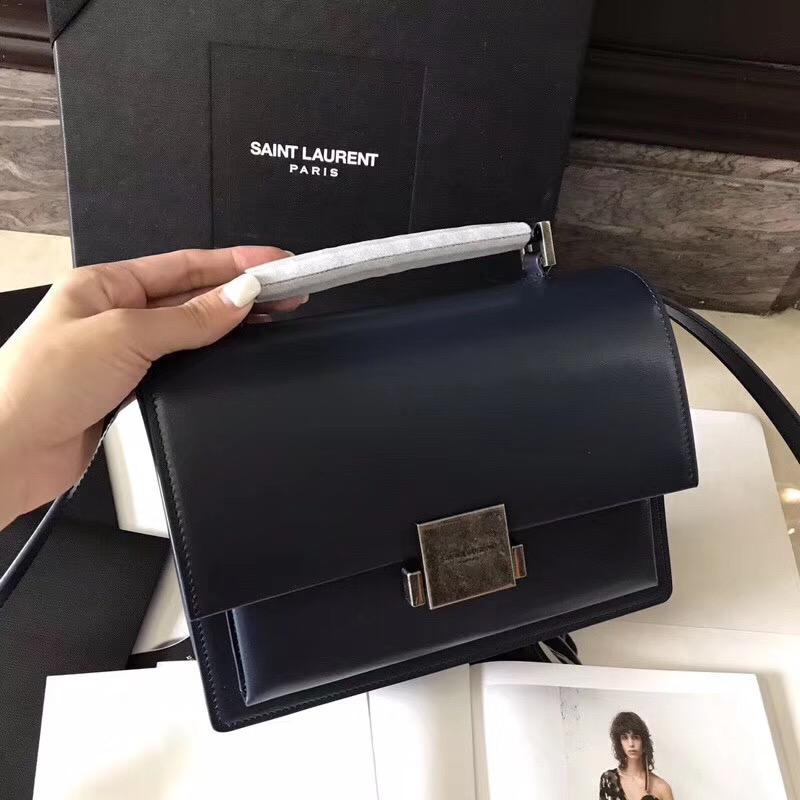 YSL中號BELLECHASSE SAINT LAURENT 海軍藍皮包