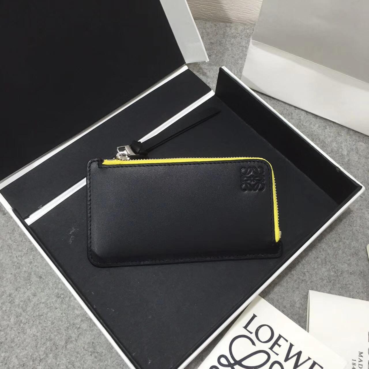 Loewe 零錢卡包Rainbow Coin/Card Holder Multicolor/Black