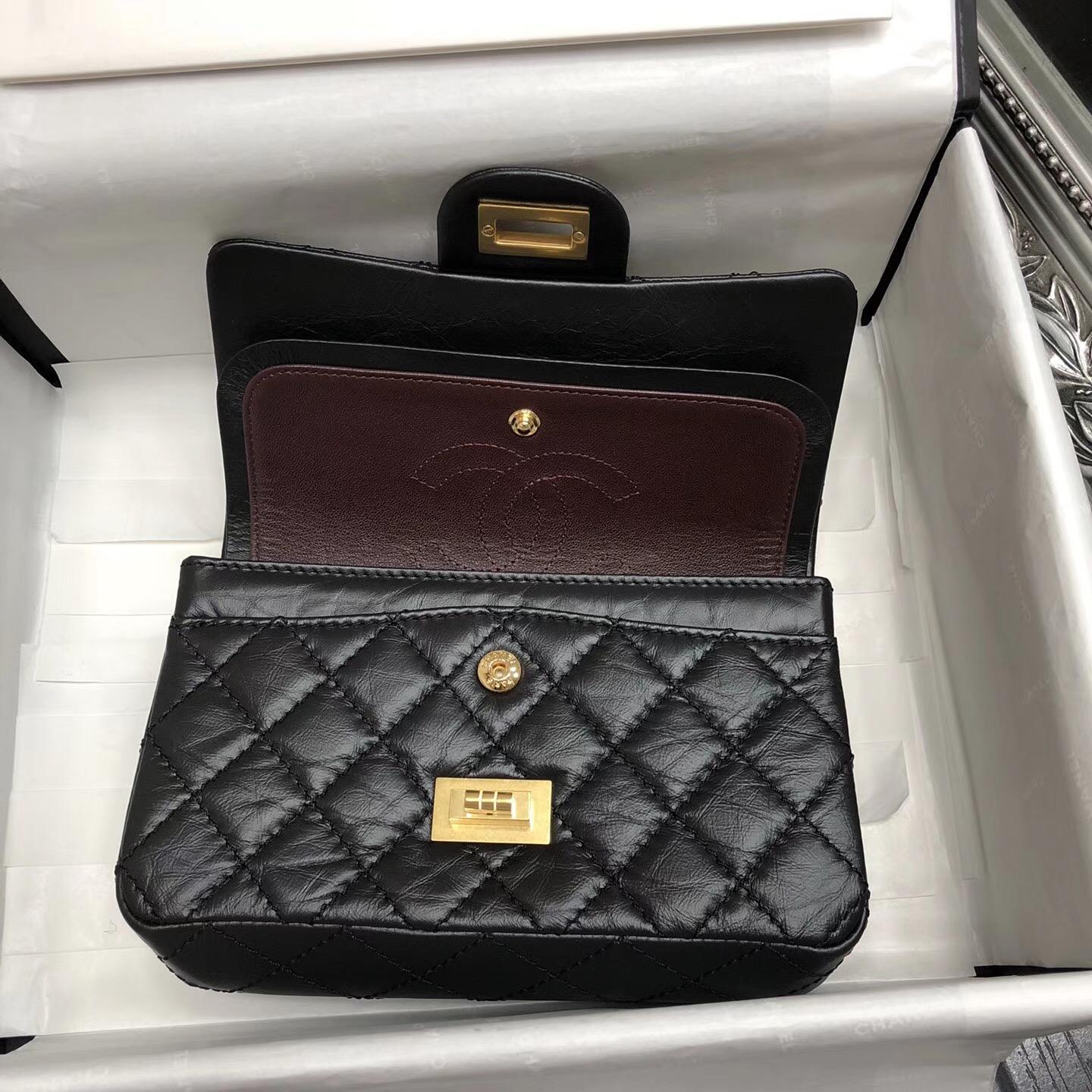 Chane.復刻版迷你小號 口蓋包Mini20cm Large 2.55 handbag