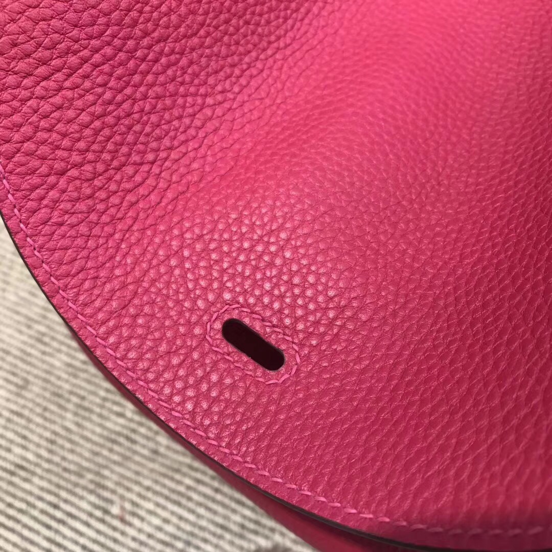 Hermes Lindy togo 26cm togo 2018年新色美翻天的顏色 I6極致粉色銀扣