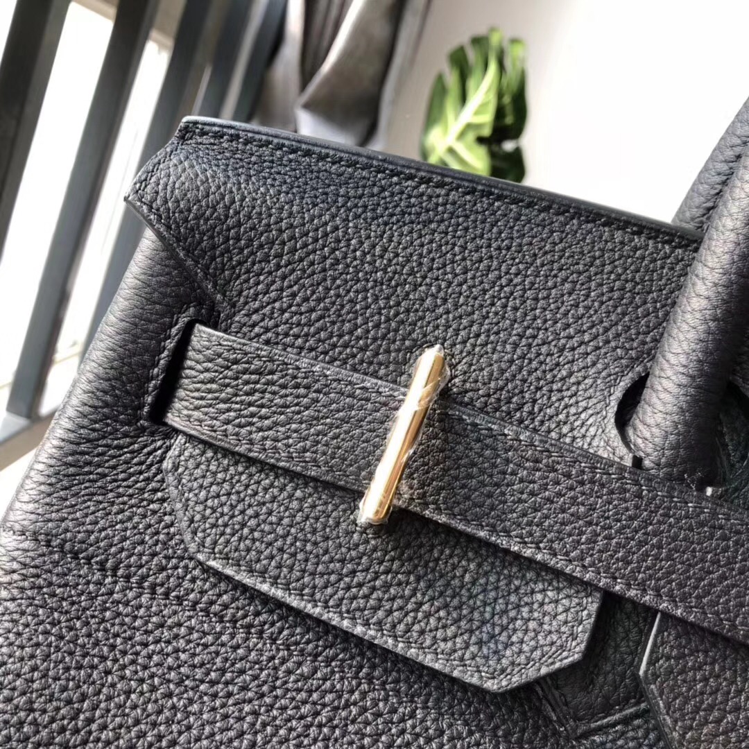 Hermes Birkin 40CM HAC Togo CK89 NIOR黑色金扣 大尺寸大容量可商务可旅行