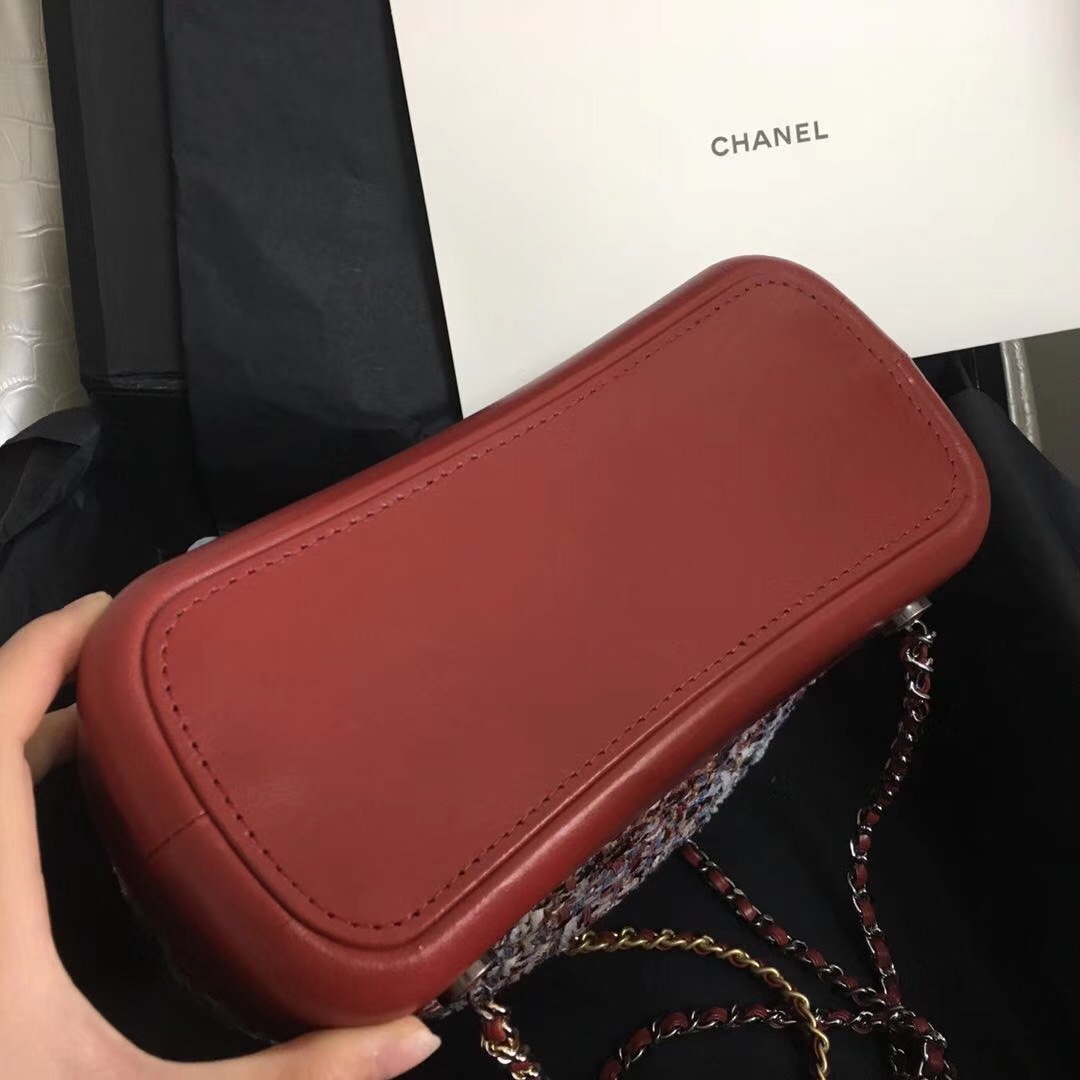 小香 gabrielle hobo bag 小號雙肩背包斜紋軟呢、小牛皮