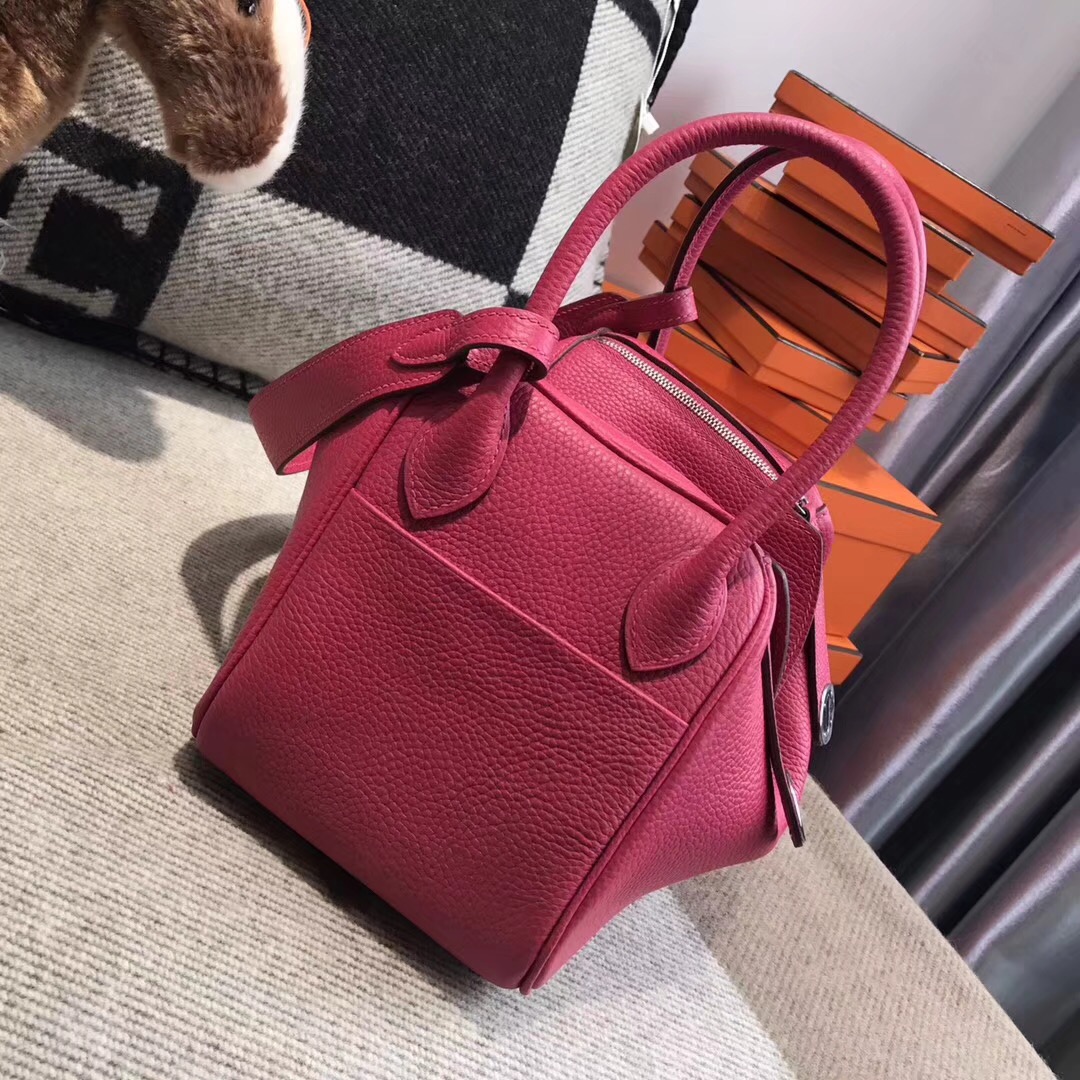 Hermes Lindy togo 26cm togo 2018年新色美翻天的顏色 I6極致粉色銀扣