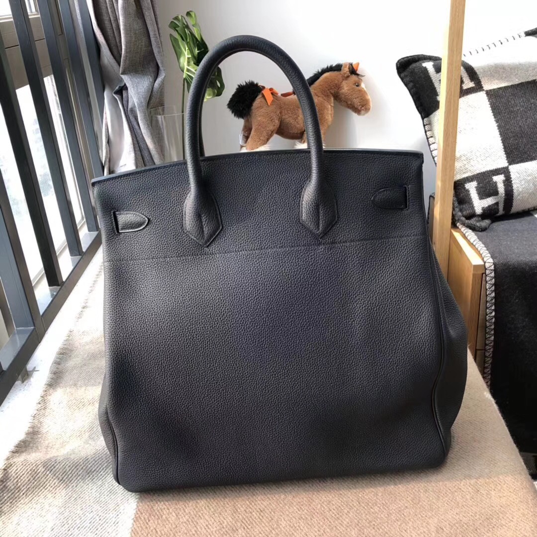 Hermes Birkin 40CM HAC Togo CK89 NIOR黑色金扣 大尺寸大容量可商务可旅行