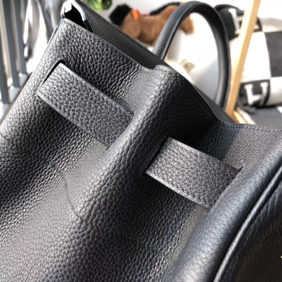 Hermes Birkin 40CM HAC Togo CK89 NIOR黑色金扣 大尺寸大容量可商务可旅行