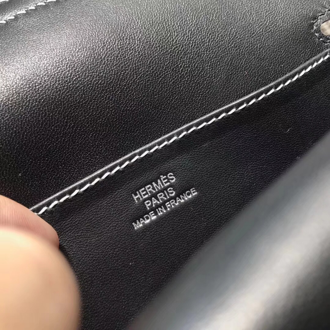 愛馬仕 Hermes 迷妳包 Halzan mini bag togo 荔枝紋niro ck89 黑色