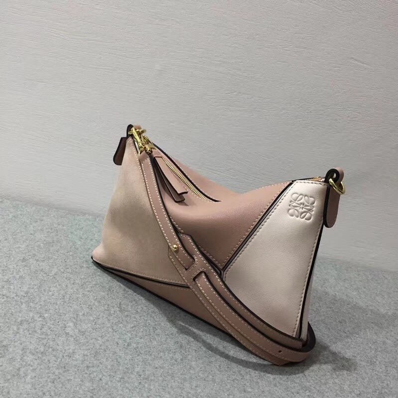 LOEWE罗意威 Puzzle Pochette Bag Blush Multitone