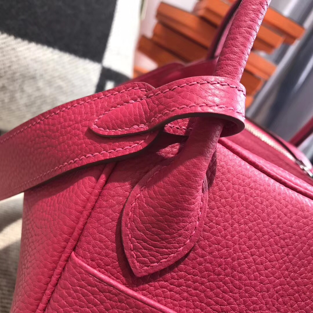 Hermes Lindy togo 26cm togo 2018年新色美翻天的顏色 I6極致粉色銀扣