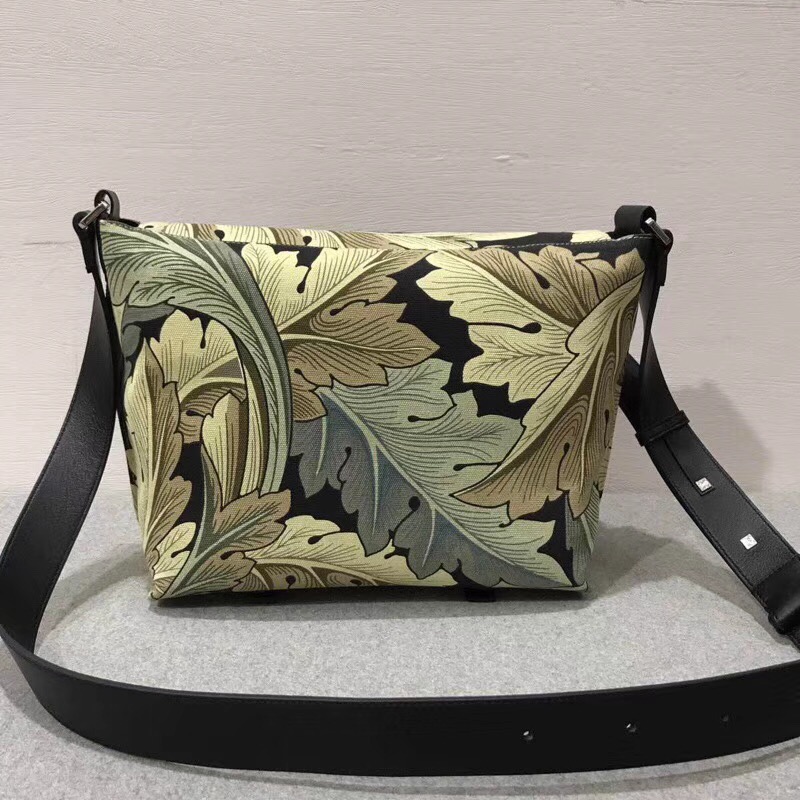 Loewe信使袋 Milit Messenger Small Camo Bag Green Multitone