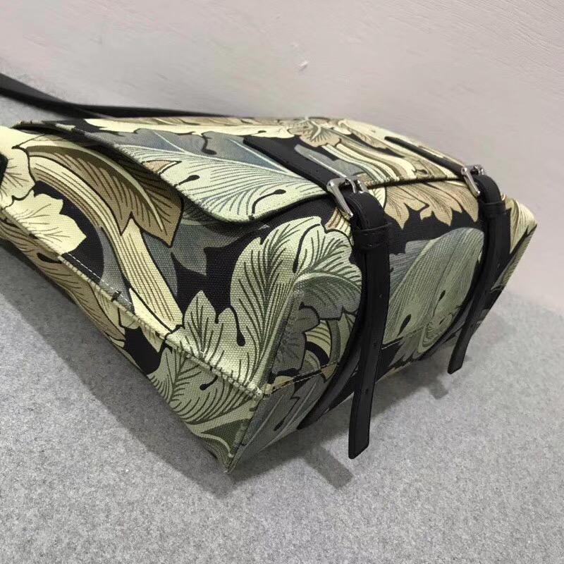 Loewe信使袋 Milit Messenger Small Camo Bag Green Multitone