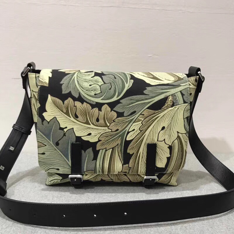 Loewe信使袋 Milit Messenger Small Camo Bag Green Multitone