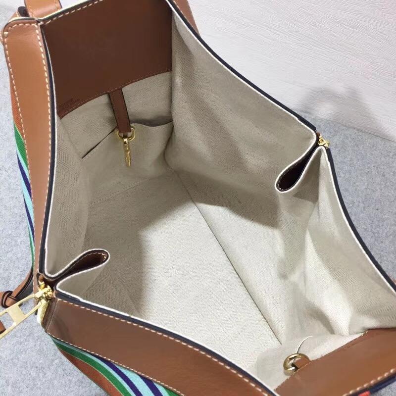 羅意威女包loewe Hammock Stripes Small Bag Multicolor canvas/classic calf