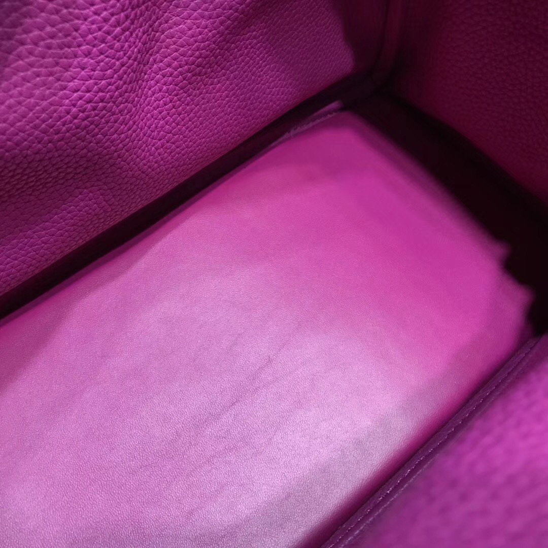 Hermes Lindy bag 30cm Togo L3玫瑰紫 18年最新顏色 原廠GHW 银扣金屬