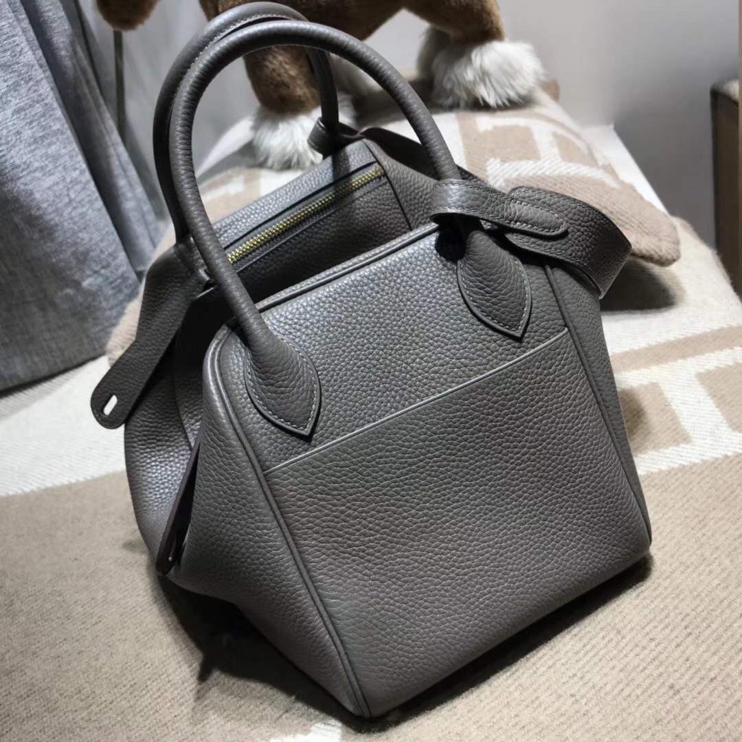 Hermes Lindy bag 30 togo小牛皮 8F Etain锡器灰金扣金屬