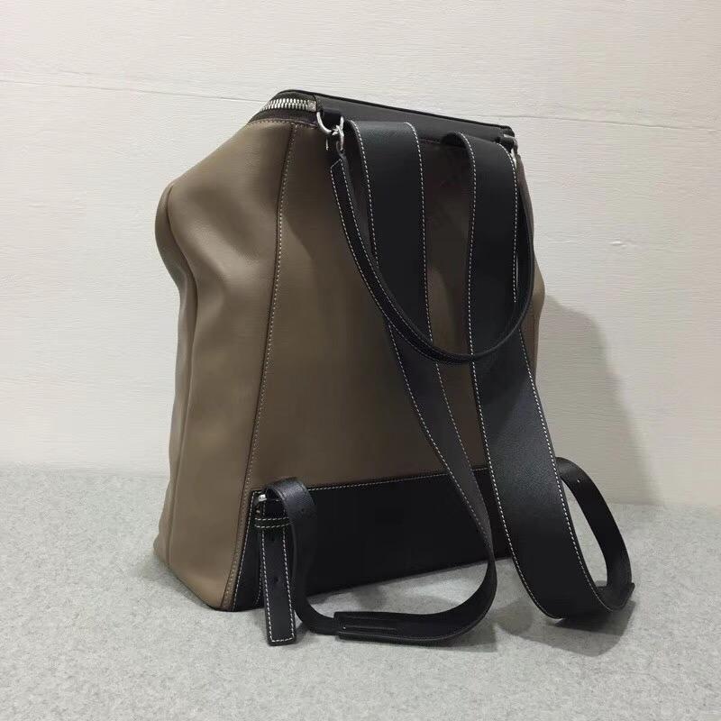 loewe Goya Backpack Dark Taupe/Dark Grey/Black