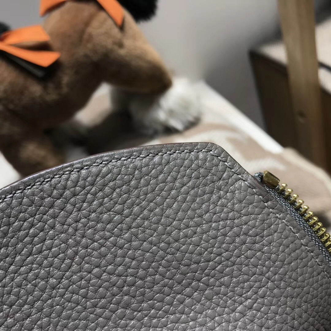 Hermes Lindy bag 30 togo小牛皮 8F Etain锡器灰金扣金屬