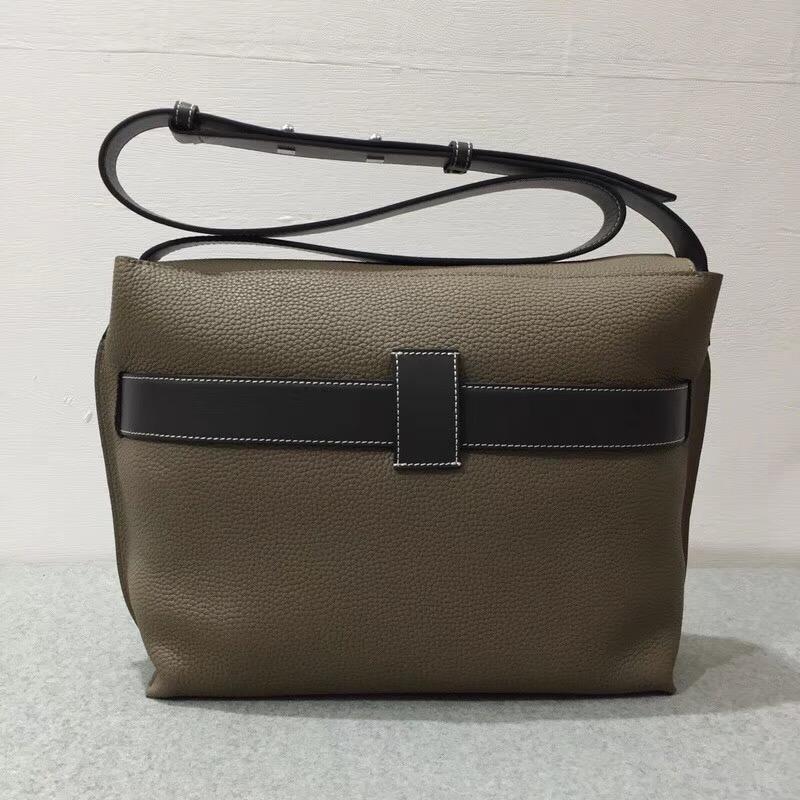 loewe 郵差包Military Messenger Small Bag Dark Grey/Black