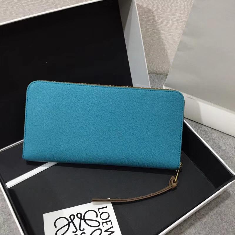 loewe Zip Around Wallet Turquoise/Mink Color