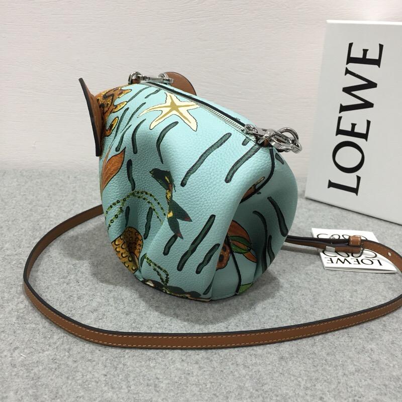 Loewe Eleph Paula Mermaid Mini Bag 水綠色 迷妳手袋大象包