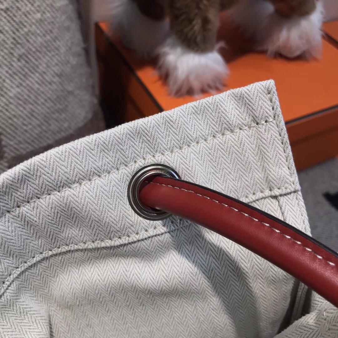 愛馬仕Hermes alina bag 帆布購物袋 網紅包