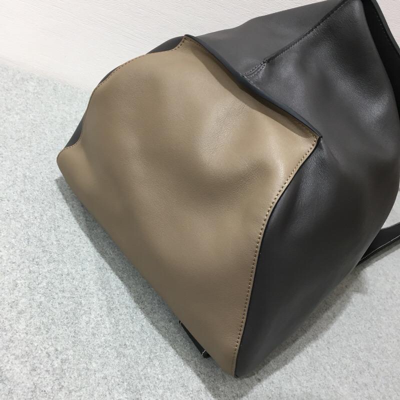 Loewe斜挎式背包Anton Backpack Dark Grey/Dark Taupe/Black