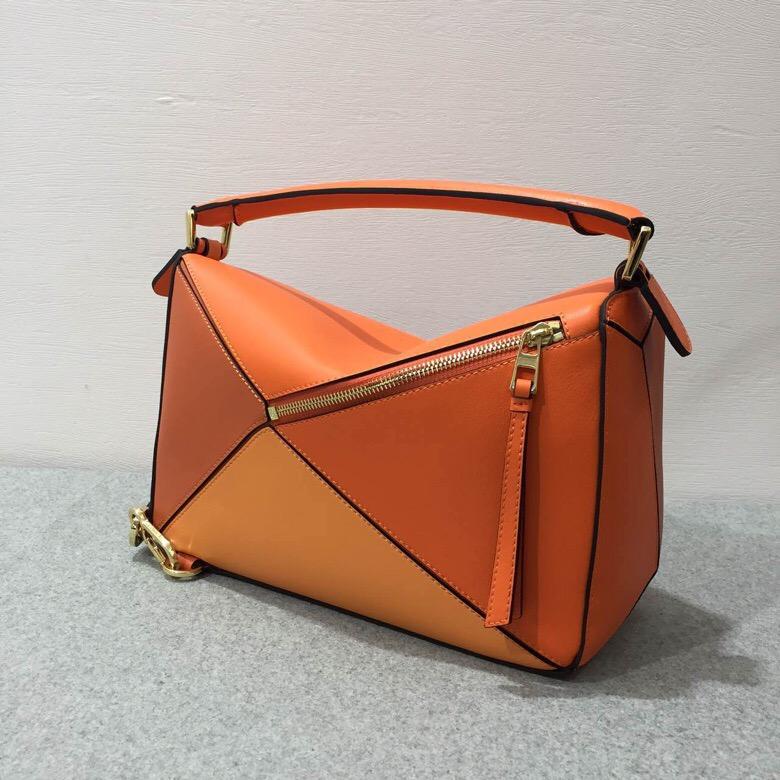 Loewe Puzzle Bag Orange Multitone經典小牛皮手袋 Puzzle明星包款