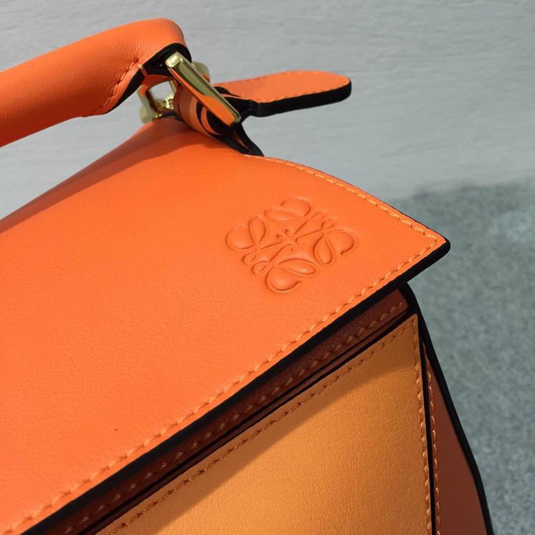 Loewe Puzzle Bag Orange Multitone經典小牛皮手袋 Puzzle明星包款