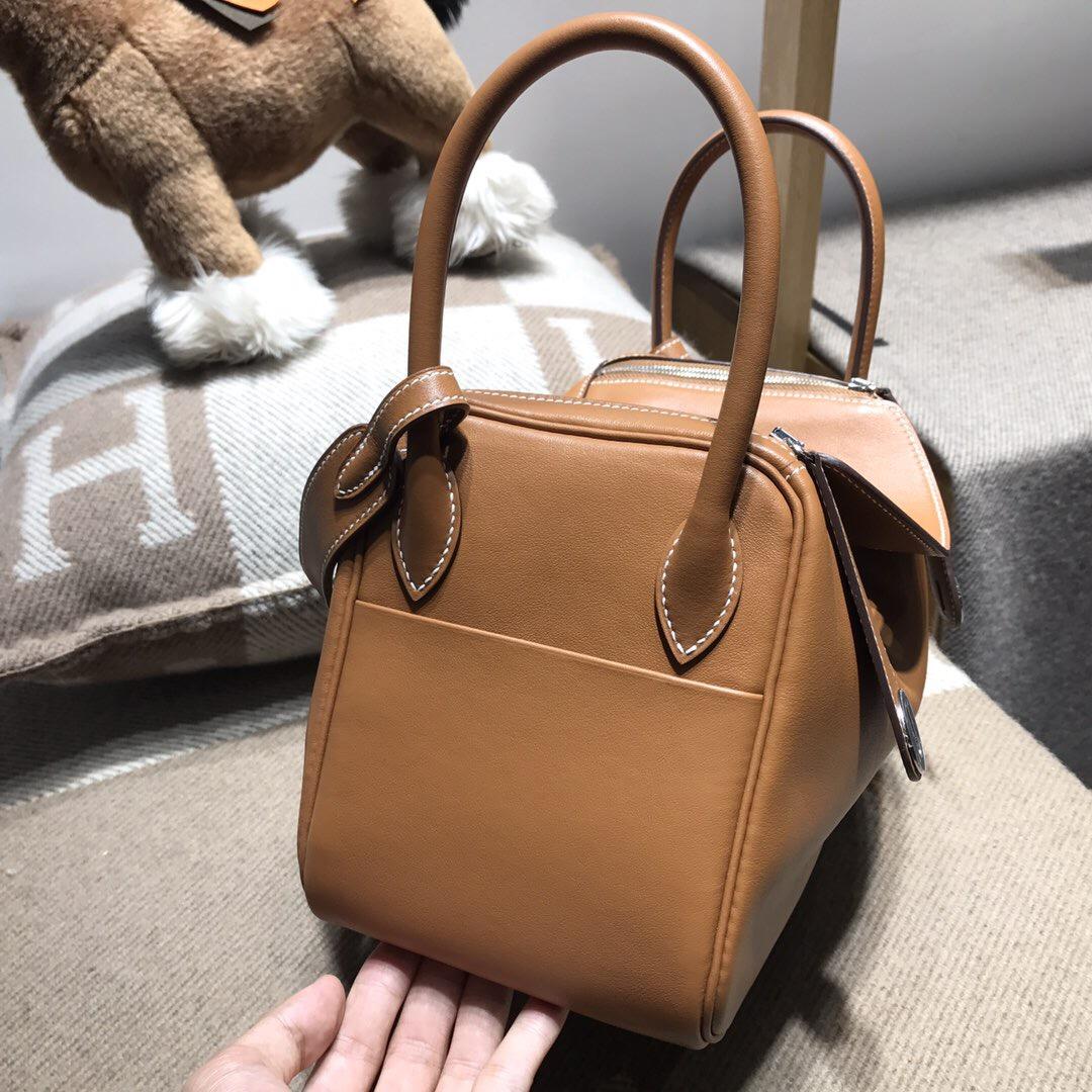 愛馬仕琳迪包Hermes Lindy bag 26 Swift calfskin CK37金棕色