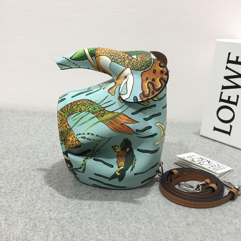 Loewe Eleph Paula Mermaid Mini Bag 水綠色 迷妳手袋大象包