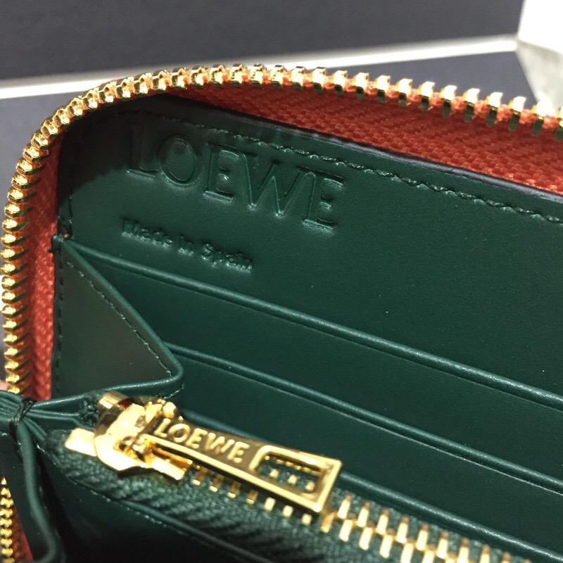 Loewe Puzzle Zip Around Wallet Aqua Multitone 拉鏈錢包