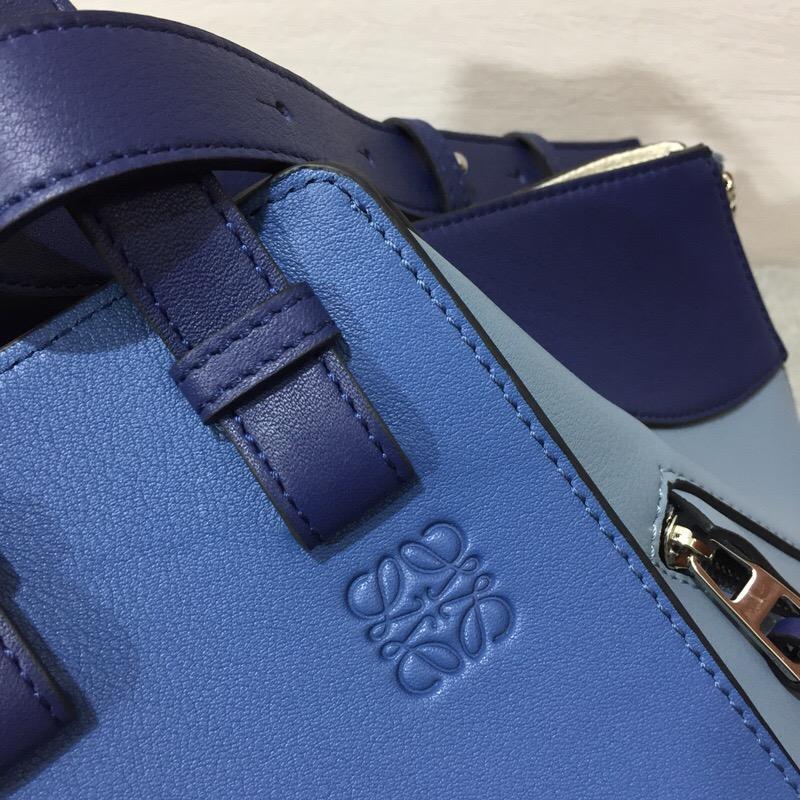 羅意威包包 loewe Hammock Medium Bag Varsity Blue Multitone