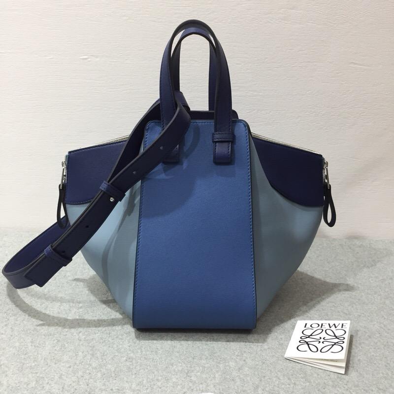 羅意威包包 loewe Hammock Medium Bag Varsity Blue Multitone