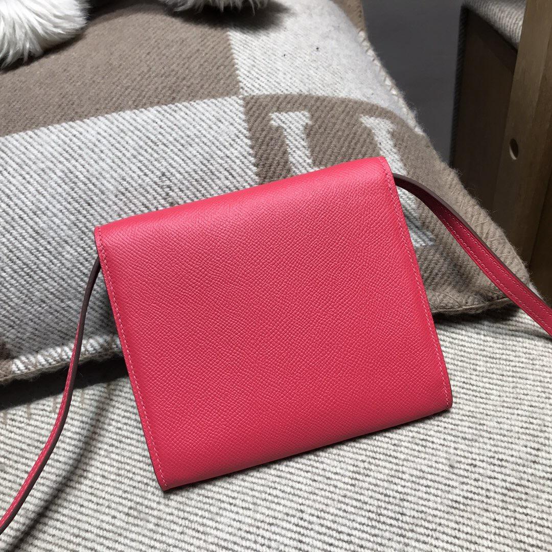 愛馬仕Hermes Clic bag Epson極致粉色 I6 Rose Extreme 銀扣