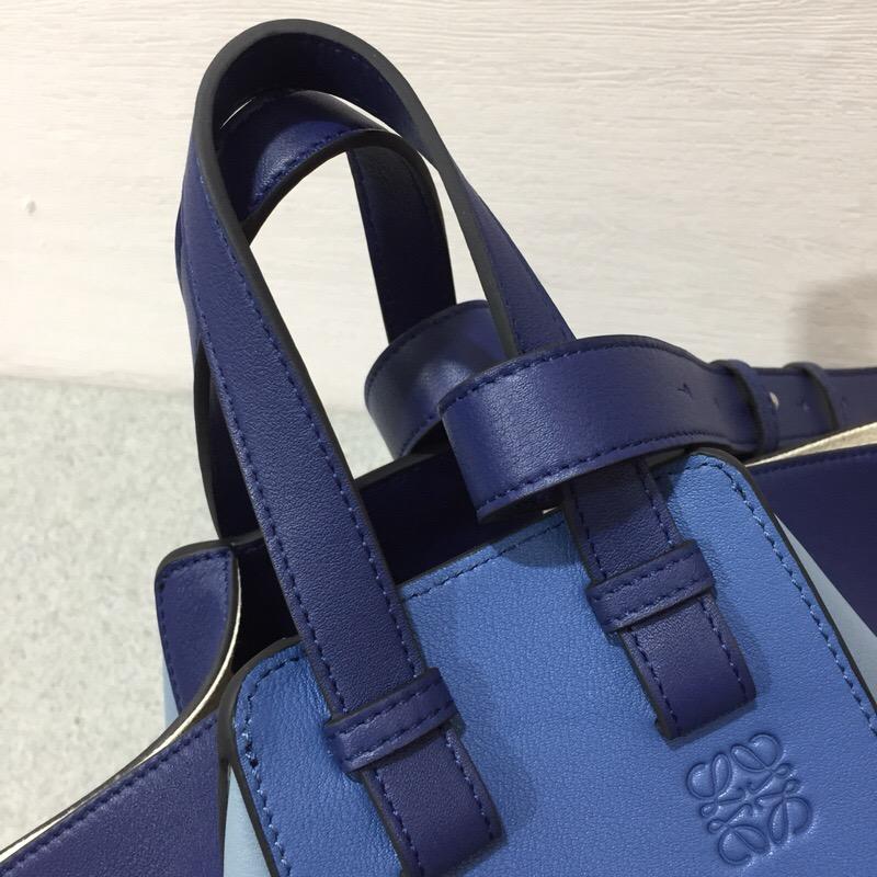 羅意威包包 loewe Hammock Medium Bag Varsity Blue Multitone