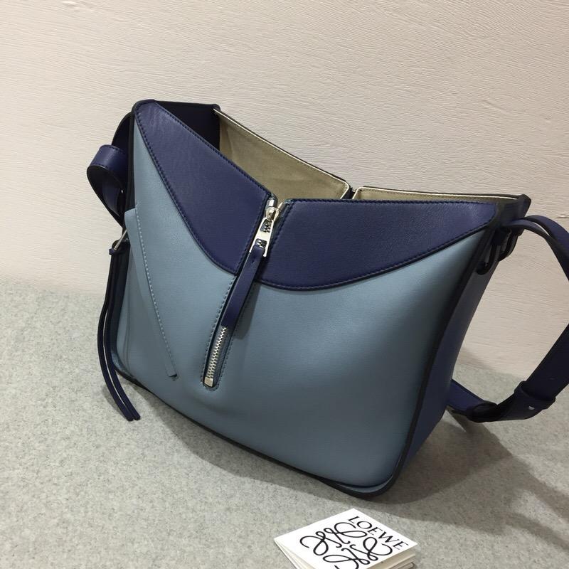 羅意威包包 loewe Hammock Medium Bag Varsity Blue Multitone