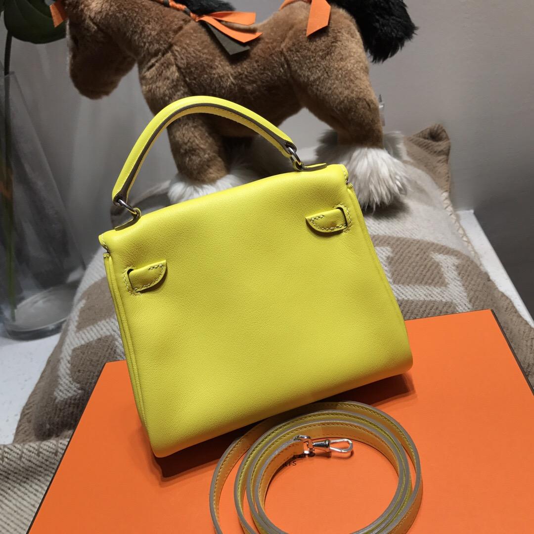 Hermes Kelly Doll Swift calfskin 9H Soleil 檸檬黃 千喜年限量款愛馬仕凱莉娃娃包