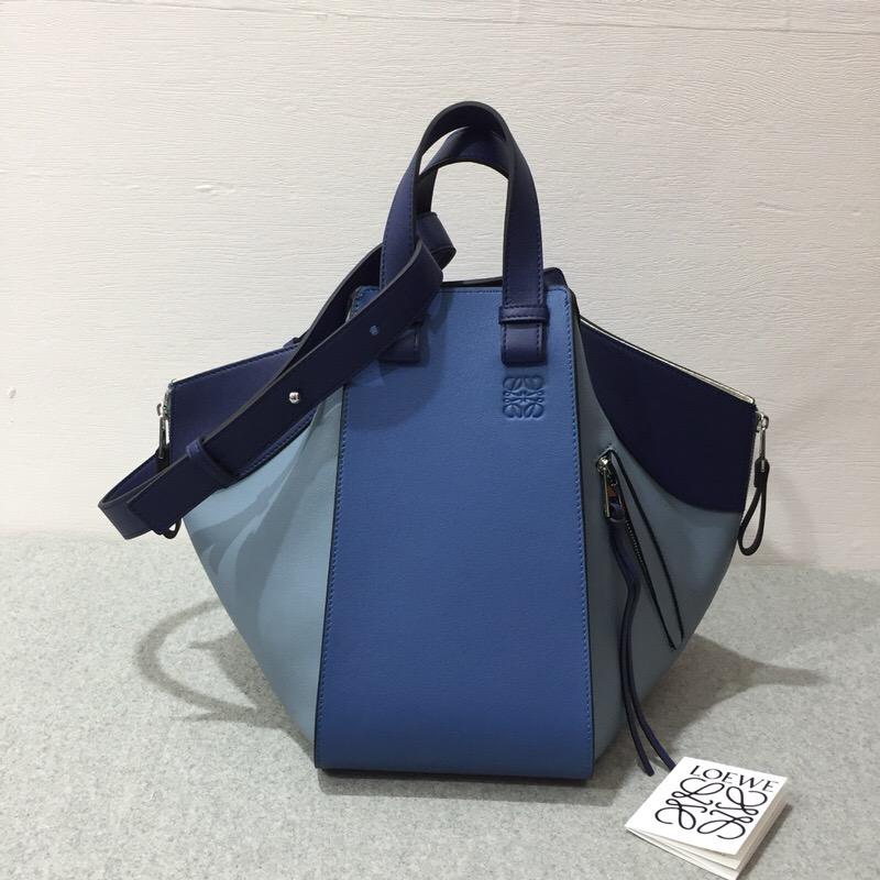 羅意威包包 loewe Hammock Medium Bag Varsity Blue Multitone