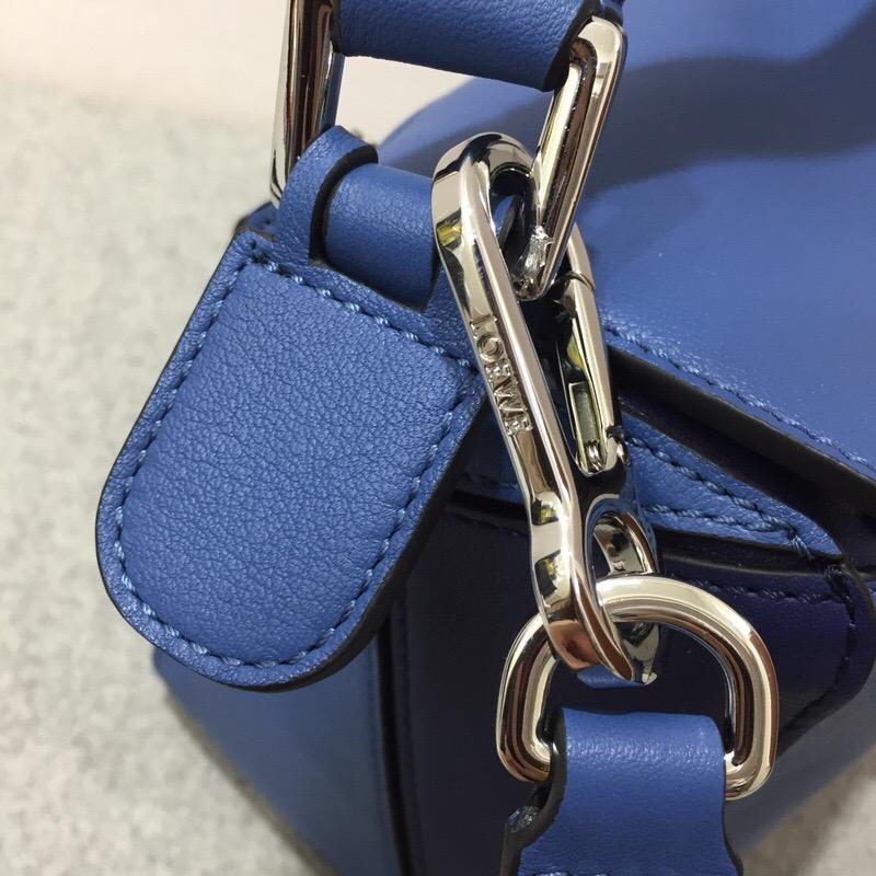 loewe Puzzle Small Bag Varsity Blue Multitone 經典牛皮