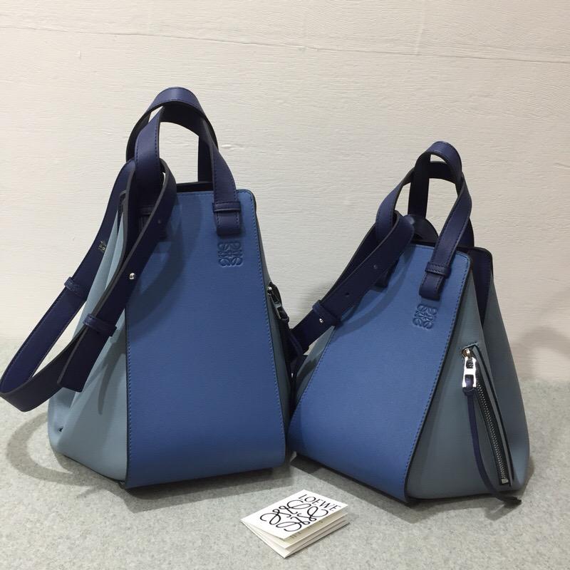 羅意威包包 loewe Hammock Medium Bag Varsity Blue Multitone