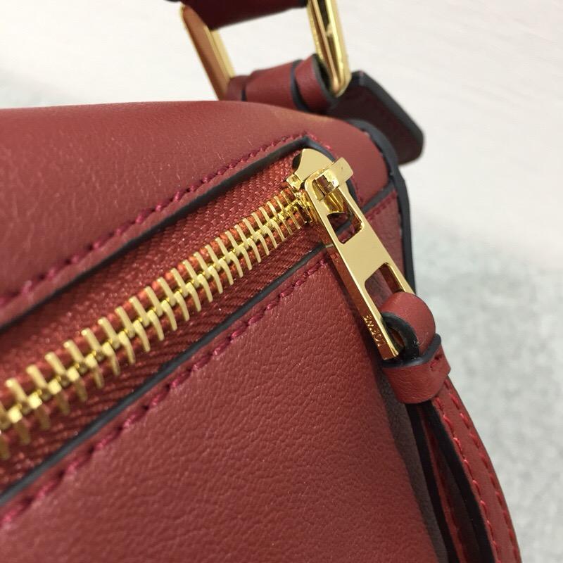 LOEWE羅意威 Loewe Puzzle Small Bag Brick Red/Almond